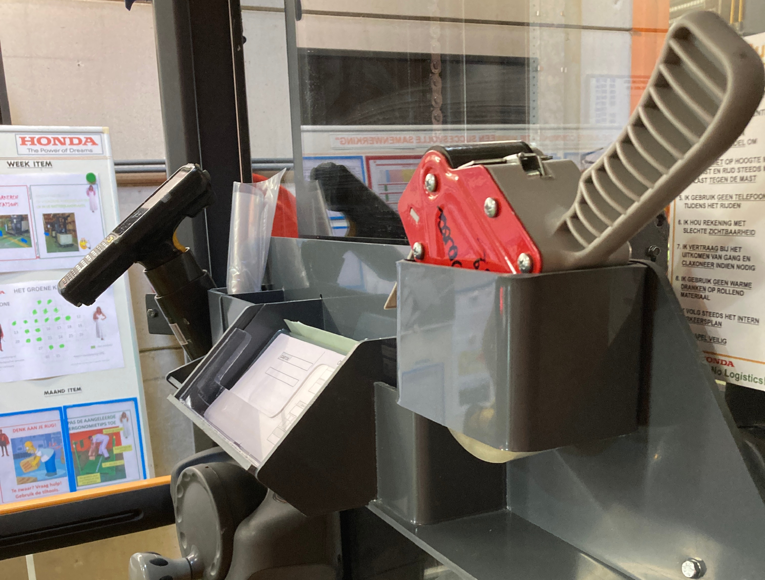 Organisateur pour chariot élévateur