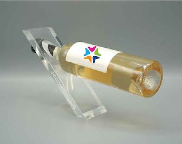 Support bouteille de vin